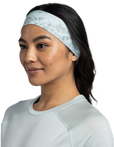 Картинка повязка Buff CoolNet UV Slim Headband Eukar Seagrove Green - 1