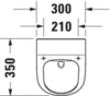 Duravit ME by Starck 2812300000 Писсуар