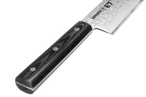 Нож кухонный Шеф 208мм Samura 67 Damascus SD67-0085M