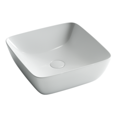 Ceramica Nova Form CN2002 Умывальник чаша накладная квадратная, 42x42, цвет: белый фото
