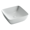 Ceramica Nova Form CN2002 Умывальник чаша накладная квадратная, 42x42, цвет: белый