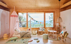 Чехол для подушки Leshy 100% хлопок с домом 45 x 45 cm