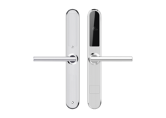 Врезной электронный дверной замок Classic Slim SILVER Novilock v.4218