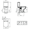 Ideal Standard i.life A T472101 Унитаз напольный безободковый