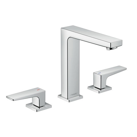 Hansgrohe Metropol 32515000 Смеситель для раковины двухвентильный на 3 отверстия с донным клапаном