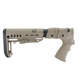 Пластиковый приклад МР-155, -135, DLG Tactical налево