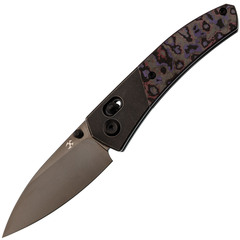 Фото Складной нож Kansept Dako mirror DLC сталь S35VN, рукоять Ti/Purple Haze FatCarbon