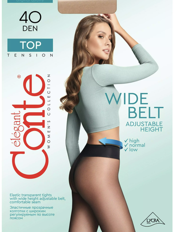 Колготки женские Top 40 Den р. 4 Natural conte