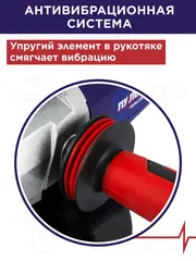 Шлифмашина угловая ПУЛЬСАР УШМ 125-1400 (1400Вт, 125 мм, 11000об/мин, 2,6кг) (798-096)