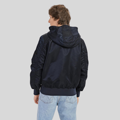 Бомбер Alpha Industries L-2B Hooded Gen II Replica Blue (Синий)