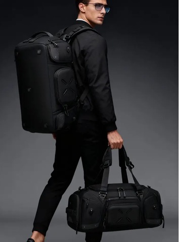 Картинка рюкзак для путешествий Ozuko 9834 Black - 20