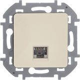 Розетка компьютерная RJ45 категория 5e UTP - Legrand Inspiria - слоновая кость — фото 20