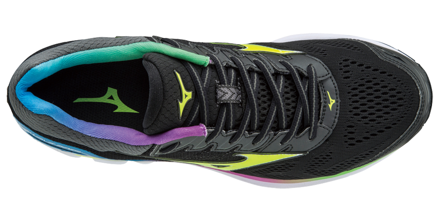Mizuno Wave Rider 21 Osaka мужские беговые кроссовки черные - 4