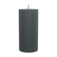 Декоративная свеча 7х15см SCANDYLAB Empire Grey SL-EM03