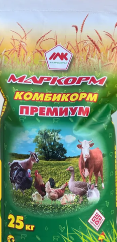 Комбикорм ПК-11 старт для индюков 0-28 дней. ПРЕМИУМ. МАРКОРМ