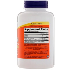Now Foods, Льняное масло, 1000 мг, 120 растительных мягких капсул