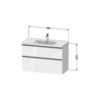 Duravit D-Neo 2367100000 Раковина накладная 1005х480 мм, с переливом, с 1 отв. под смеситель, цвет: белый