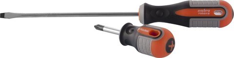 Ombra 750638 Отвертка стержневая шлицевая ROUND GRIP, SL6x38 мм 55130