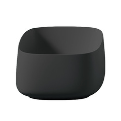 ArtCeram Cognac COL006 03 00 NERO *0 Раковина накладная, 43x43, цвет: чёрный фото