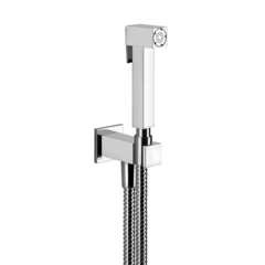 Gessi Rettangolo 20021#031 Гигиенический душ с держателем, подводом воды и шлангом, цвет хром фото