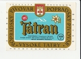 K15232 ЧССР Чехословакия Пивная этикетка TATRAN K15232 ЧССР Чехословакия Пивная этикетка TATRAN
