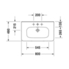 Duravit DuraStyle 2320800060 Раковина мебельная