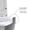 Berges Ego 082111 Унитаз подвестной Rimless 49см, сиденье дюропласт Toma Slim SO, микролифт, быстросьем