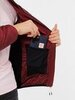 Женская стеганая лыжная куртка Moax Royal бордовая - 5