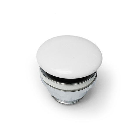 ArtCeram ACA036 34 ArtCeram Донный клапан для раковин универсальный, Cliсk-Claсk, покрытие керамика, цвет белый (старый артикул ACA036 01 00)