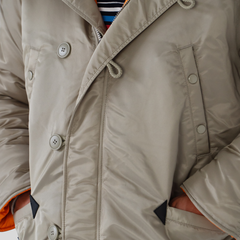 Парка Alpha Industries N-3B Slim Fit Dark Khaki (Светло - зеленая)