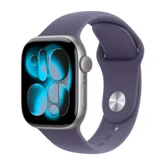 Умные часы Apple Watch Series 11 GPS, 42mm, Space Gray Aluminium Case with Purple Fog Sport Band, S/M