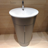 Duravit Starck 1 S1952009292 Тумба напольная 600x560xh825 мм, для раковины, с 2мя дверцами, 1 полка, цвет: stone grey satin matt
