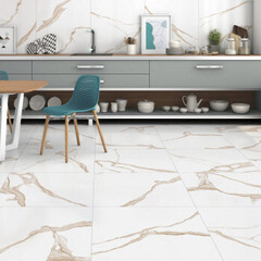 Керамогранит Global Tile Majestic 600х600 мм белый