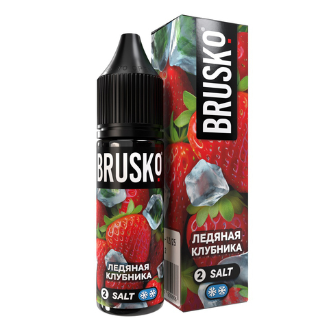 Жидкость BRUSKO Salt (Chubby) 2% 35 ml - Ледяная клубника