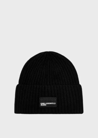 Шапка KARL LAGERFELD JEANS Turned Up Beanie