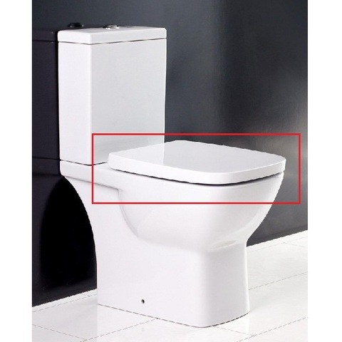 BelBagno BB128SC Сиденье дюропластовое с быстросъёмными петлями, механизмом Soft Close, цвет: белый