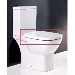 BelBagno BB128SC Сиденье дюропластовое с быстросъёмными петлями, механизмом Soft Close, цвет: белый фото