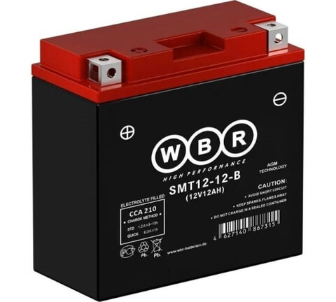 АКБ WBR YT14B-BS (1212.2) 150х69х145
