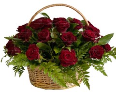 Корзины из роз
