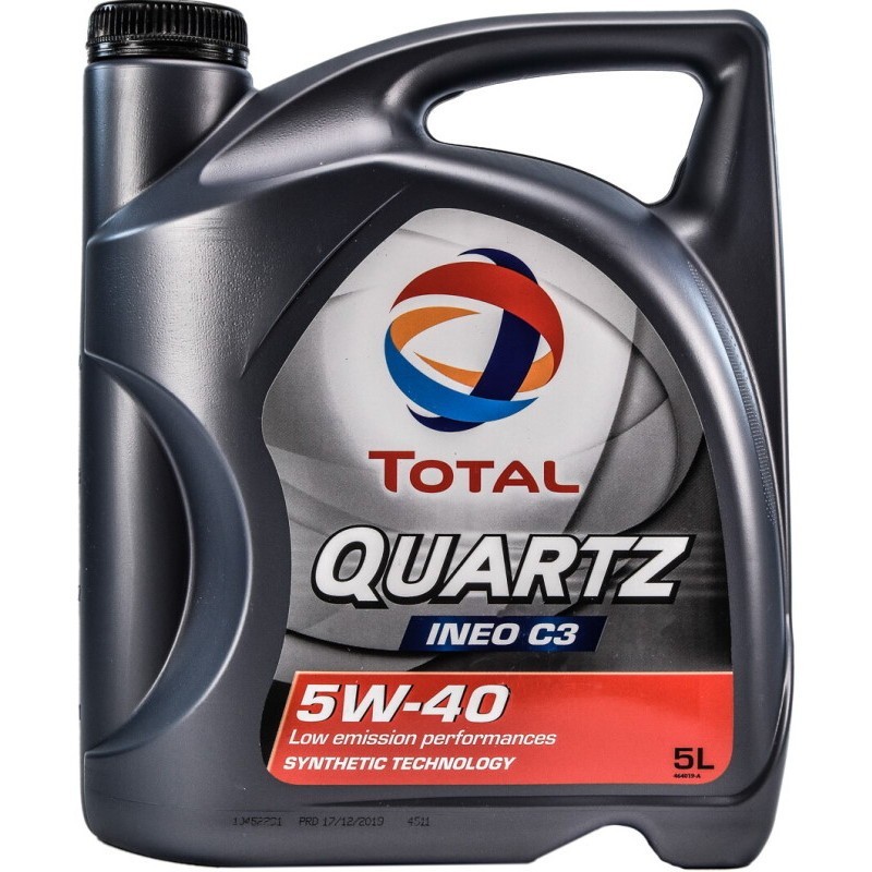 Масло моторное Total Quartz Ineo C3 5W40 синтетическое 5 л 213103