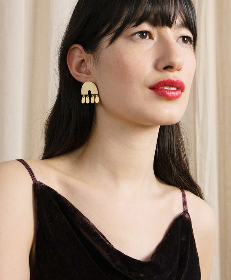Серьги Alana Brass