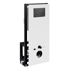 WasserKRAFT Glan 66TLT.010.ME.WH.MB01 Инсталляция для унитаза с клавишей фото