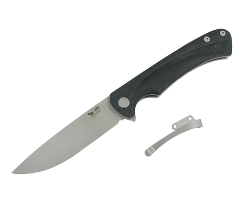 Складной нож Чиж ПЛЮС, AUS10, G10, черный, Saro