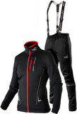 Утеплённый лыжный костюм 905 Victory Code Speed Up wo's Black с лямками женский