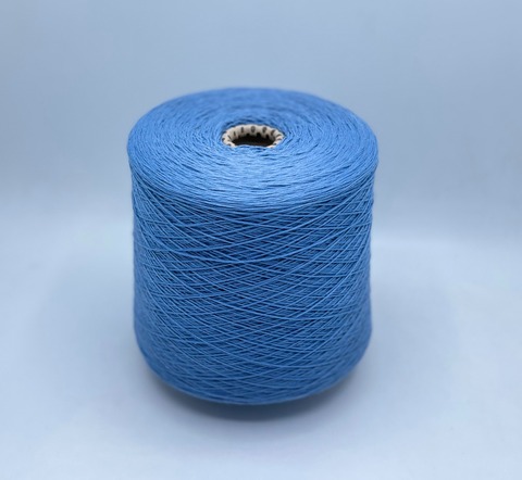 Biagioli Modesto(пр.Италия),art- Cotone cashmere,3/48*3 533м/100 гр. 25% Кашемир, 75% Хлопок, цвет-Светло-синий, арт.26548