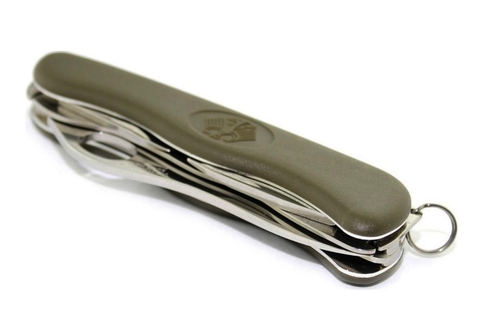 Нож складной Victorinox Military, 111 mm, 10 функций, Green (0.8461.MW4DE)