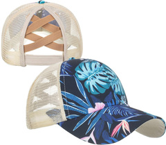 Кепка женская Skully BQM-794 palm azure (16)