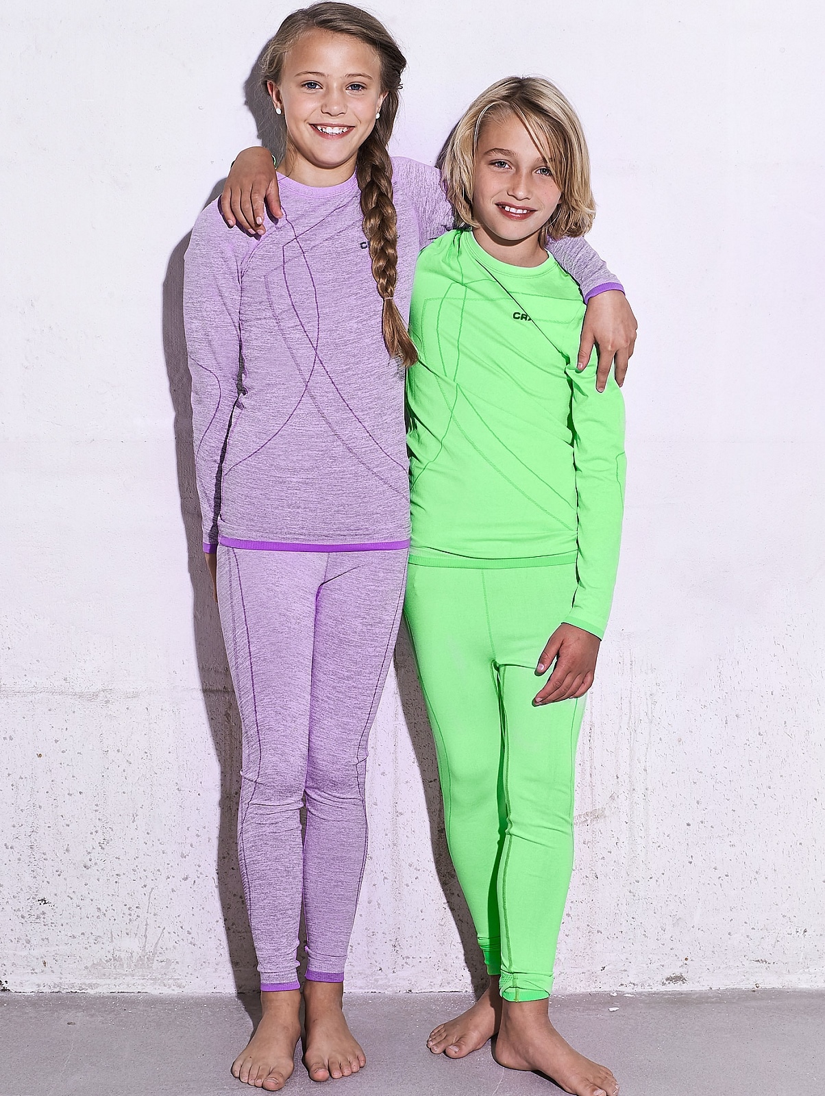 Комплект термобелья детские Craft Comfort (green) - 2