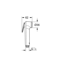 Ручной душ GROHE Tempesta-F Trigger Spray 30, 27512001