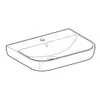 Geberit Smyle 500.230.01.1 Раковина, 65x48см, белый